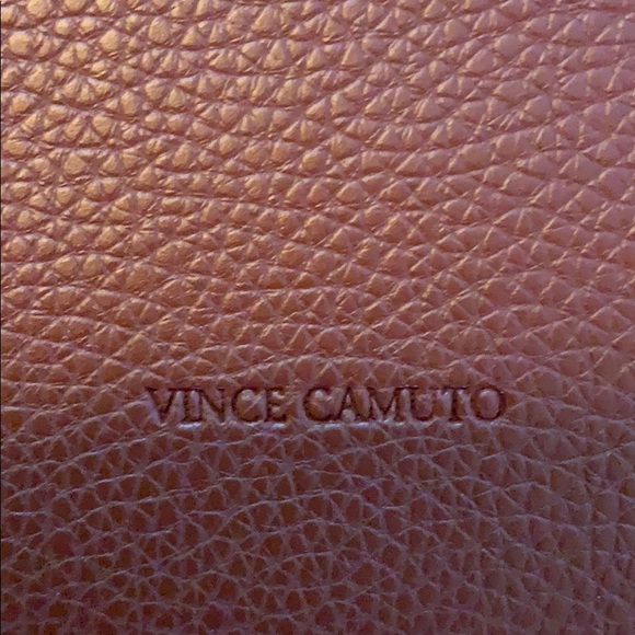 Vince Camuto brown vegan leather tote - Picture 3 of 5